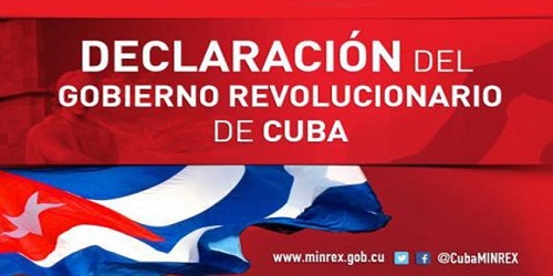 Declaración del Gobierno Revolucionario: Cuba no se amedrenta ante las medidas de reforzamiento del Bloqueo